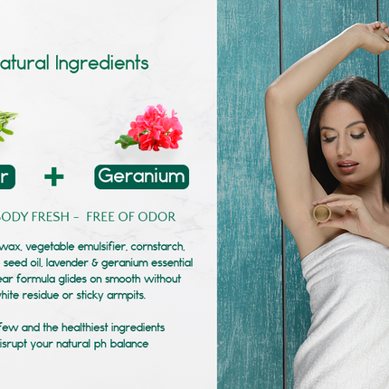 All Natural, Plastic-Free Deodorants